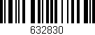 Código de barras (EAN, GTIN, SKU, ISBN): '632830'