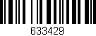 Código de barras (EAN, GTIN, SKU, ISBN): '633429'