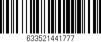 Código de barras (EAN, GTIN, SKU, ISBN): '633521441777'