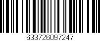 Código de barras (EAN, GTIN, SKU, ISBN): '633726097247'