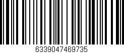 Código de barras (EAN, GTIN, SKU, ISBN): '6339047469735'