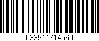 Código de barras (EAN, GTIN, SKU, ISBN): '633911714560'