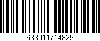 Código de barras (EAN, GTIN, SKU, ISBN): '633911714829'