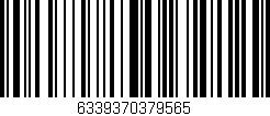 Código de barras (EAN, GTIN, SKU, ISBN): '6339370379565'
