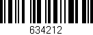Código de barras (EAN, GTIN, SKU, ISBN): '634212'