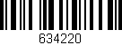 Código de barras (EAN, GTIN, SKU, ISBN): '634220'