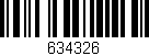 Código de barras (EAN, GTIN, SKU, ISBN): '634326'