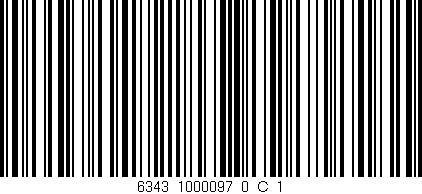 Código de barras (EAN, GTIN, SKU, ISBN): '6343_1000097_0_C/1'