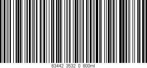 Código de barras (EAN, GTIN, SKU, ISBN): '63442_3532_0_800ml'