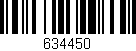 Código de barras (EAN, GTIN, SKU, ISBN): '634450'