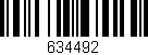 Código de barras (EAN, GTIN, SKU, ISBN): '634492'