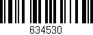 Código de barras (EAN, GTIN, SKU, ISBN): '634530'