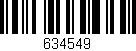 Código de barras (EAN, GTIN, SKU, ISBN): '634549'