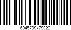 Código de barras (EAN, GTIN, SKU, ISBN): '6345769479822'