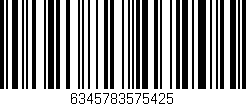 Código de barras (EAN, GTIN, SKU, ISBN): '6345783575425'