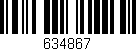 Código de barras (EAN, GTIN, SKU, ISBN): '634867'