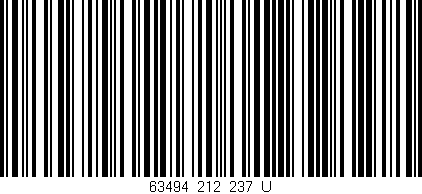 Código de barras (EAN, GTIN, SKU, ISBN): '63494_212_237_U'
