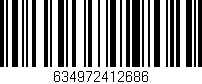 Código de barras (EAN, GTIN, SKU, ISBN): '634972412686'