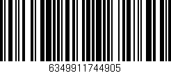 Código de barras (EAN, GTIN, SKU, ISBN): '6349911744905'