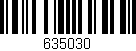 Código de barras (EAN, GTIN, SKU, ISBN): '635030'