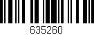 Código de barras (EAN, GTIN, SKU, ISBN): '635260'