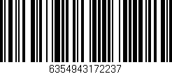 Código de barras (EAN, GTIN, SKU, ISBN): '6354943172237'