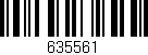 Código de barras (EAN, GTIN, SKU, ISBN): '635561'