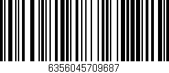 Código de barras (EAN, GTIN, SKU, ISBN): '6356045709687'