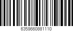 Código de barras (EAN, GTIN, SKU, ISBN): '6359660881110'