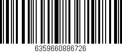 Código de barras (EAN, GTIN, SKU, ISBN): '6359660886726'