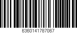 Código de barras (EAN, GTIN, SKU, ISBN): '6360141787067'