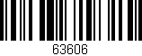 Código de barras (EAN, GTIN, SKU, ISBN): '63606'