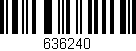 Código de barras (EAN, GTIN, SKU, ISBN): '636240'