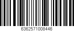 Código de barras (EAN, GTIN, SKU, ISBN): '6362571008446'