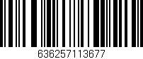 Código de barras (EAN, GTIN, SKU, ISBN): '636257113677'