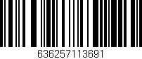 Código de barras (EAN, GTIN, SKU, ISBN): '636257113691'