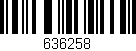 Código de barras (EAN, GTIN, SKU, ISBN): '636258'