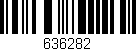Código de barras (EAN, GTIN, SKU, ISBN): '636282'