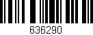 Código de barras (EAN, GTIN, SKU, ISBN): '636290'