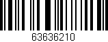 Código de barras (EAN, GTIN, SKU, ISBN): '63636210'
