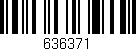 Código de barras (EAN, GTIN, SKU, ISBN): '636371'