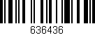 Código de barras (EAN, GTIN, SKU, ISBN): '636436'