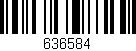 Código de barras (EAN, GTIN, SKU, ISBN): '636584'