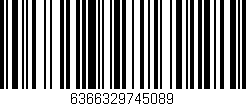 Código de barras (EAN, GTIN, SKU, ISBN): '6366329745089'
