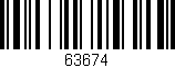 Código de barras (EAN, GTIN, SKU, ISBN): '63674'