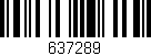 Código de barras (EAN, GTIN, SKU, ISBN): '637289'