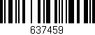 Código de barras (EAN, GTIN, SKU, ISBN): '637459'