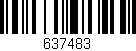 Código de barras (EAN, GTIN, SKU, ISBN): '637483'