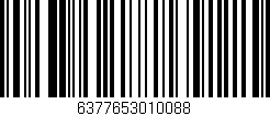 Código de barras (EAN, GTIN, SKU, ISBN): '6377653010088'