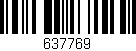 Código de barras (EAN, GTIN, SKU, ISBN): '637769'